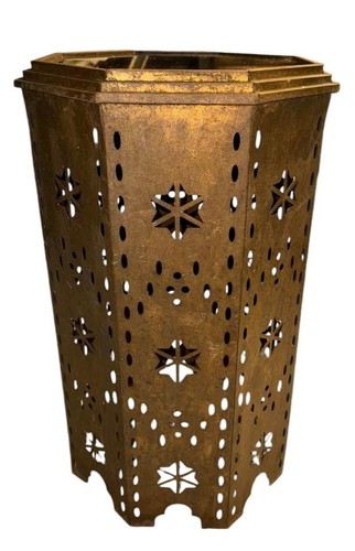 Gold leaf pierced metal - gold,