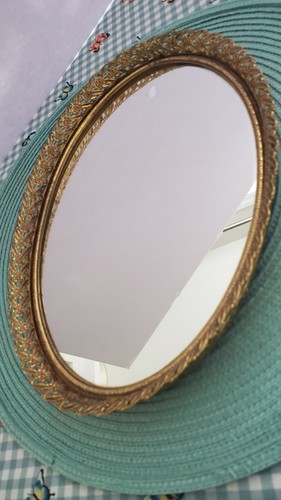 Vintage vanity tray mirror - vintage,