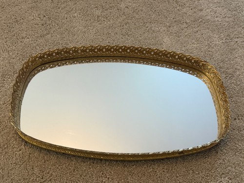 Vtg hollywood regency oval - vtg,