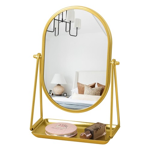 Oval table mirror with - oval,