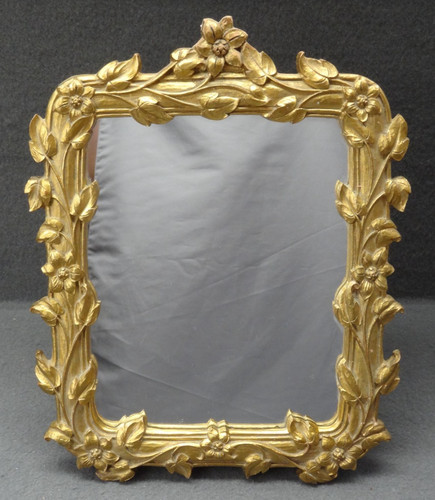 Syroco wood framed mirror - wood,