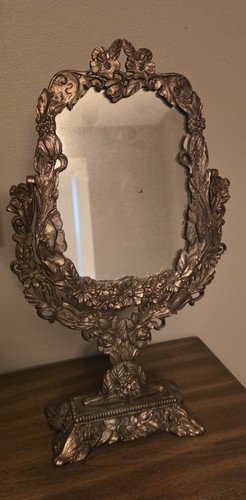 Antique gilt floral bronze - antique,