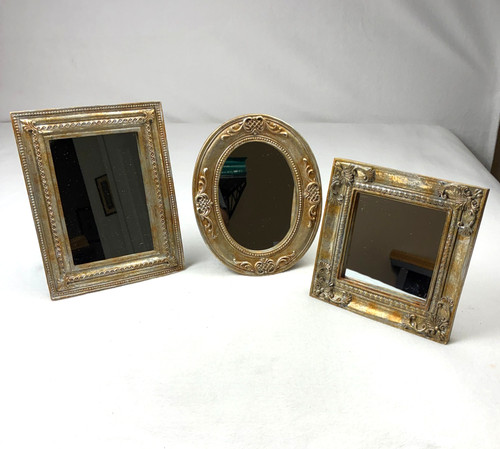 Vtg ornate silver gold - ornate,