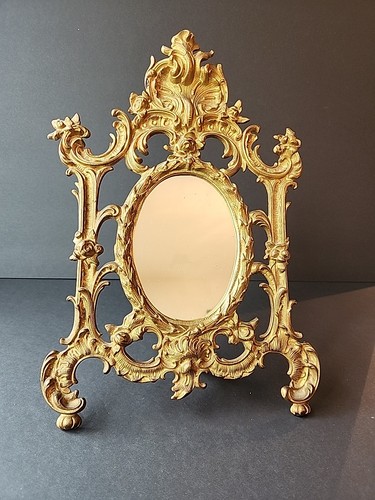 Vintage cast metal brass - metal,