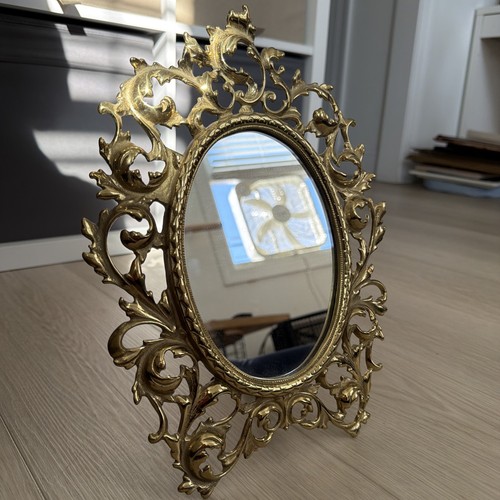 Antique ornate brass wall - antique,